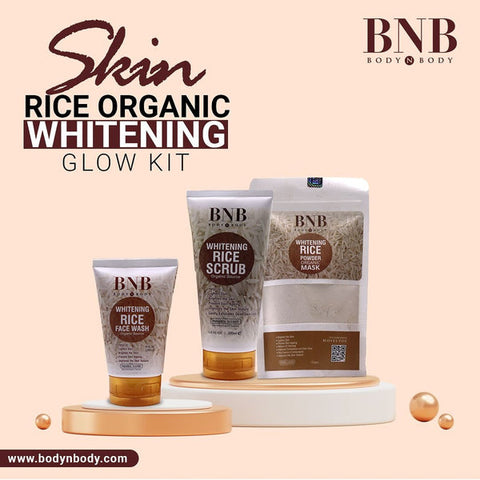 BNB 3 in 1 Rice Extract & Glow Kit - Areebreviews