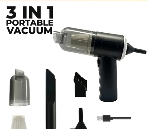 3 In 1 Portable Vacuum Cleaner 😍 - Areebreviews