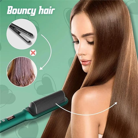 🎁 Hair Straightener Comb - Areebreviews