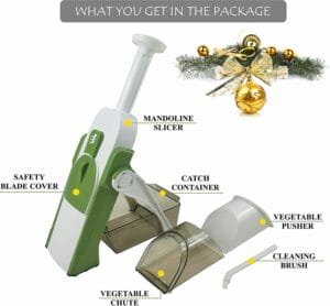 4 In 1 Vegetable Cutter Chopper Adjustable Multi-function Vegetable Cutter Kitchen Shredder Grater Artifact - Areebreviews