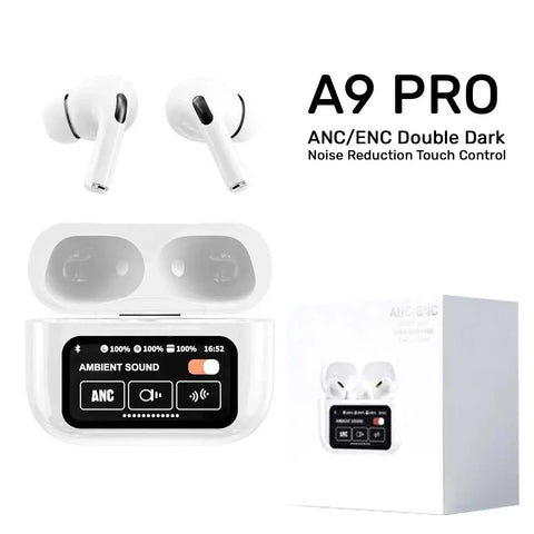 Air Pods A9 Pro, Touch Display & ANC, for Wireless - Areebreviews
