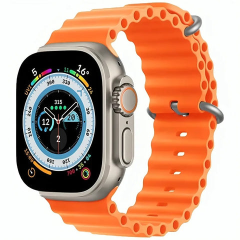 Crown 8+1 Ultra 2 Smart Watch with Wireless Earbuds – Fitness & Multimedia Combo