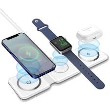 3 in 1 Magnetic Wireless Charger Station ( Foldable) In Pakistan - Areebreviews